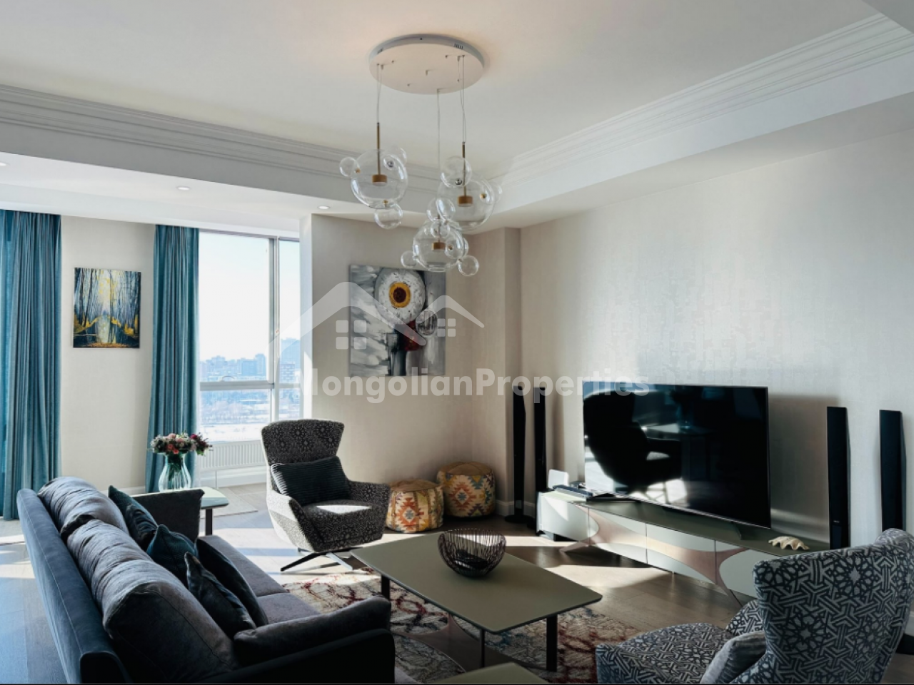 Gorgeous 2 bedroom apartment is for rent at the Olympic Residence 